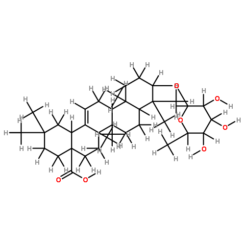 Olean-3-O-alpha-L-rhamnopyranosyl-Delta12-en-28-carbonsaeure