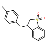 Benzo[b]thiophene, 2,3-dihydro-3-[(4-methylphenyl)thio]-, 1,1-dioxide