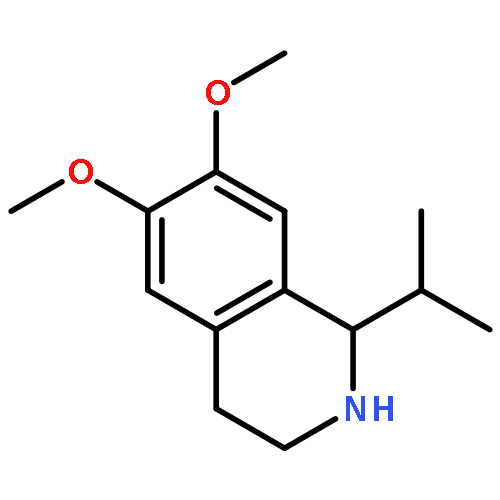 Isoquinoline, 1,2,3,4-tetrahydro-6,7-dimethoxy-1-(1-methylethyl)-, (1R)-