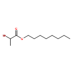 Propanoic acid, 2-bromo-, octyl ester