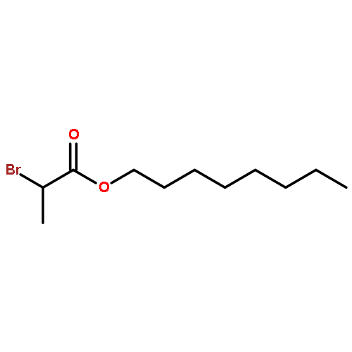 Propanoic acid, 2-bromo-, octyl ester