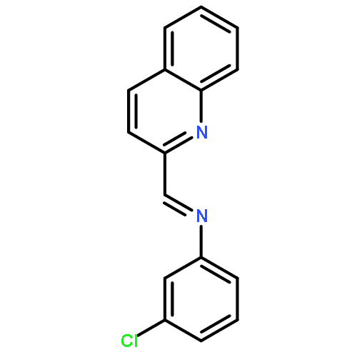 Benzenamine, 3-chloro-N-(2-quinolinylmethylene)-