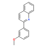 Quinoline, 2-(3-methoxyphenyl)-