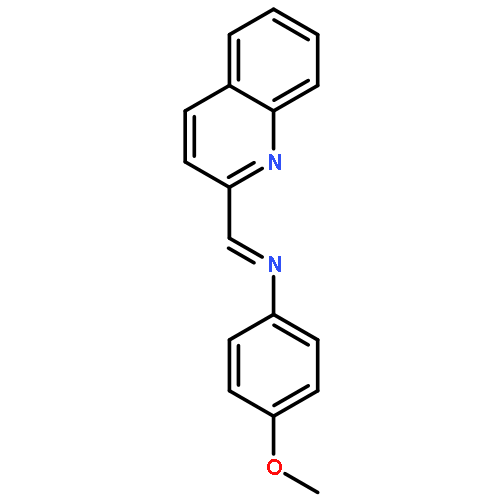 Benzenamine, 4-methoxy-N-(2-quinolinylmethylene)-