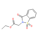 1,2-Benzisothiazole-2(3H)-aceticacid, 3-oxo-, ethyl ester, 1,1-dioxide