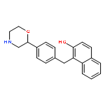 2-Naphthalenol,1-(4-morpholinylphenylmethyl)-