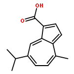 4-methyl-7-(1-methylethyl)azulene-1-carboxylic acid