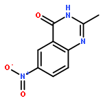 4(3H)-Quinazolinone, 2-methyl-6-nitro-