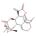 Cyclodeca[b]furan-6-carboxylicacid,5-(acetyloxy)-4-[[[(2R,3R)-2,3-dimethyl-2-oxiranyl]carbonyl]oxy]-2,3,3a,4,5,8,9,11a-octahydro-10-methyl-3-methylene-2-oxo-,methyl ester, (3aS,4S,5S,6E,10E,11aR)-