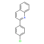 Quinoline, 2-(4-chlorophenyl)-