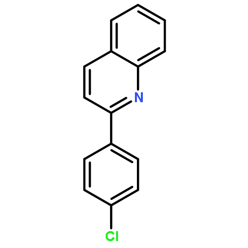 Quinoline, 2-(4-chlorophenyl)-