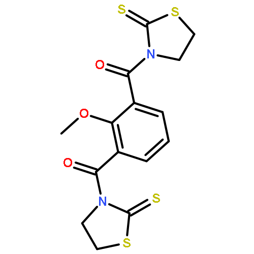 2-Thiazolidinethione, 3,3'-[(2-methoxy-1,3-phenylene)dicarbonyl]bis-