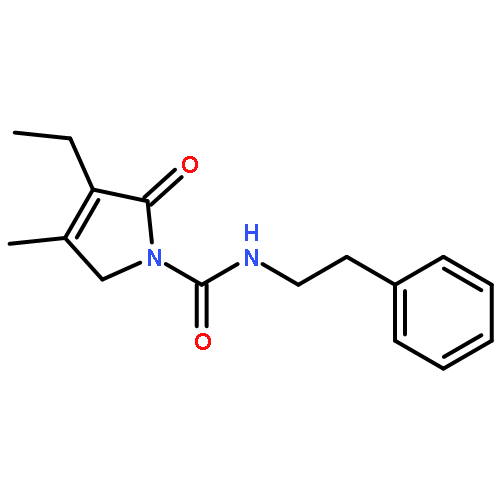 4-ethyl-3-methyl-5-oxo-N-phenethyl-2H-pyrrole-1-carboxamide