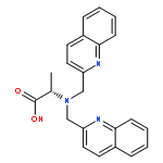 L-Alanine, N,N-bis(2-quinolinylmethyl)-