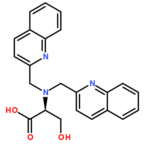 L-Serine, N,N-bis(2-quinolinylmethyl)-