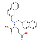 L-Glutamic acid, N,N-bis(2-quinolinylmethyl)-