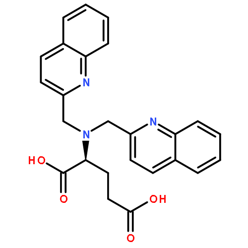 L-Glutamic acid, N,N-bis(2-quinolinylmethyl)-