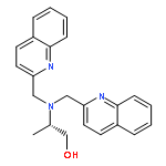 1-Propanol, 2-[bis(2-quinolinylmethyl)amino]-, (2S)-