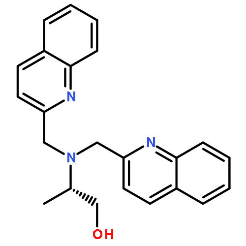 1-Propanol, 2-[bis(2-quinolinylmethyl)amino]-, (2S)-