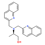 1-Propanol, 2-[bis(2-quinolinylmethyl)amino]-, (2R)-