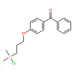 Methanone, [4-[3-(chlorodimethylsilyl)propoxy]phenyl]phenyl-