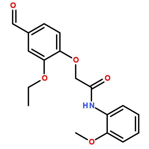 2-(2-Ethoxy-4-formyl-phenoxy)- N -(2-methoxy-phenyl)-acetamide