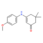 3-[(4-Methoxyphenyl)amino]-5,5-dimethylcyclohex-2-en-1-one