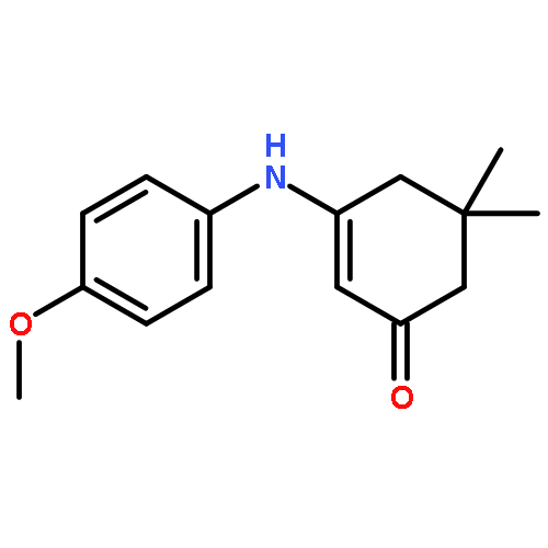 3-[(4-Methoxyphenyl)amino]-5,5-dimethylcyclohex-2-en-1-one