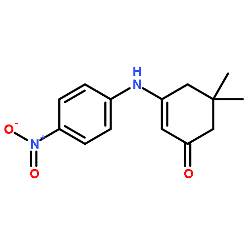 2-Cyclohexen-1-one, 5,5-dimethyl-3-[(4-nitrophenyl)amino]-