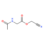 Glycine, N-acetyl-, cyanomethyl ester