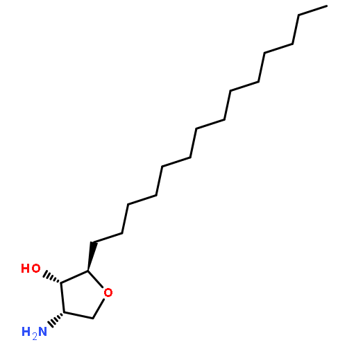 3-Furanol, 4-aminotetrahydro-2-tetradecyl-, (2R,3S,4S)-