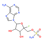 Adenosine,4'-C-fluoro-, 5'-sulfamate