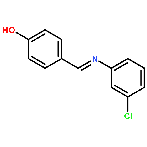 Phenol, 4-[[(3-chlorophenyl)imino]methyl]-