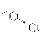 Benzene, 1-methoxy-4-[(4-methylphenyl)ethynyl]-