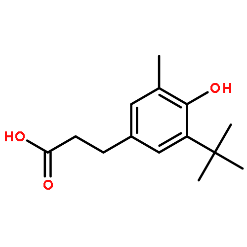 Benzenepropanoic acid, 3-(1,1-dimethylethyl)-4-hydroxy-5-methyl-