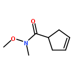 N-Methoxy-N-methylcyclopent-3-enecarboxamide