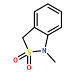 2,1-Benzisothiazole, 1,3-dihydro-1-methyl-, 2,2-dioxide