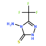 3H-1,2,4-Triazole-3-thione,4-amino-2,4-dihydro-5-(trifluoromethyl)-