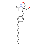 N-(1-Hydroxy-2-(hydroxymethyl)-4-(4-octylphenyl)butan-2-yl)acetamide