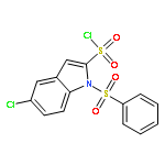 1H-Indole-2-sulfonyl chloride, 5-chloro-1-(phenylsulfonyl)-