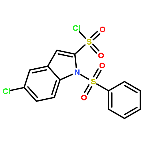 1H-Indole-2-sulfonyl chloride, 5-chloro-1-(phenylsulfonyl)-