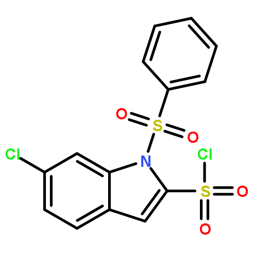 1H-Indole-2-sulfonyl chloride, 6-chloro-1-(phenylsulfonyl)-