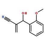 Benzenepropanenitrile, b-hydroxy-2-methoxy-a-methylene-