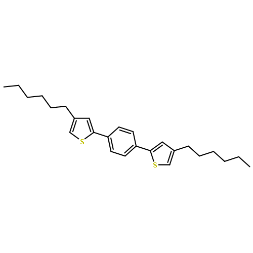 Thiophene, 2,2'-(1,4-phenylene)bis[4-hexyl-