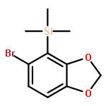 Silane, (5-bromo-1,3-benzodioxol-4-yl)trimethyl-