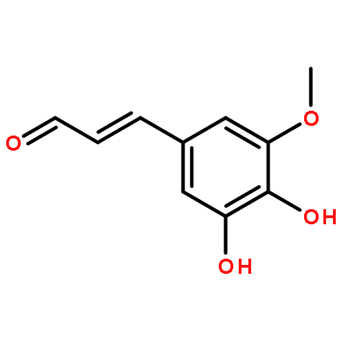 2-Propenal,3-(3,4-dihydroxy-5-methoxyphenyl)-