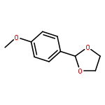 1,3-Dioxolane,2-(4-methoxyphenyl)-