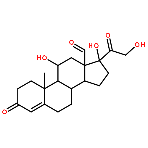 (11beta)-11,17,21-trihydroxy-3,20-dioxopregn-4-en-18-al