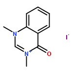 Quinazolinium,1,3-dimethyl-4-oxo-, iodide (1:1)