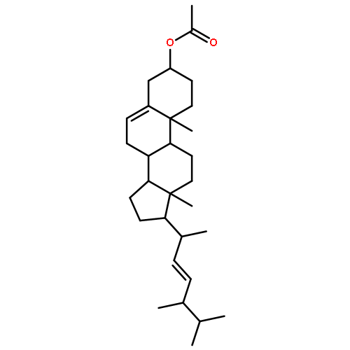 (22E)-24-methylcholesta-5,22-dien-3beta-yl acetate